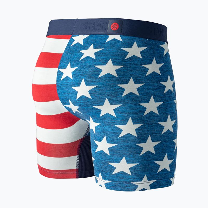 Stance men's boxer shorts The Fourth St 6" blue 2