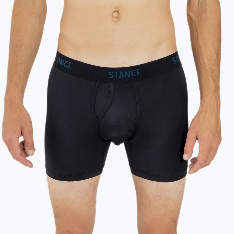 Men's Stance Pure Staple St 6" boxer shorts black 3