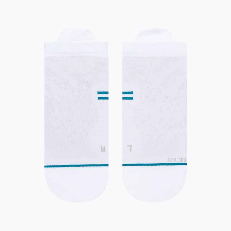 Stance Run Ultra Tab white running socks 2