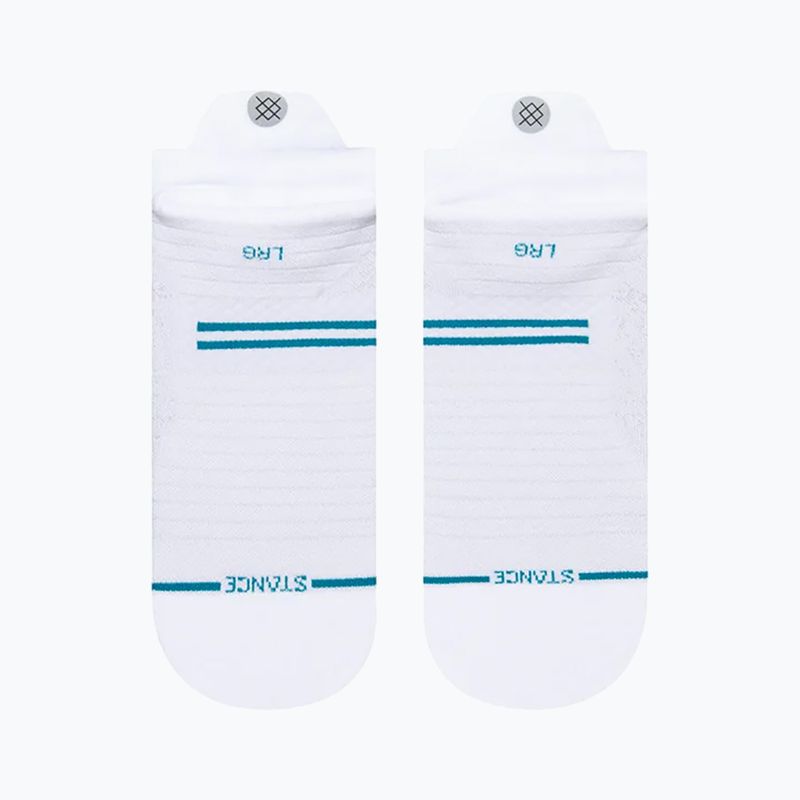 Stance Run Light Tab white running socks 3