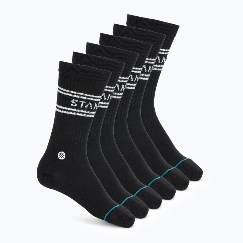 Stance Basic Crew socks 6 pairs black