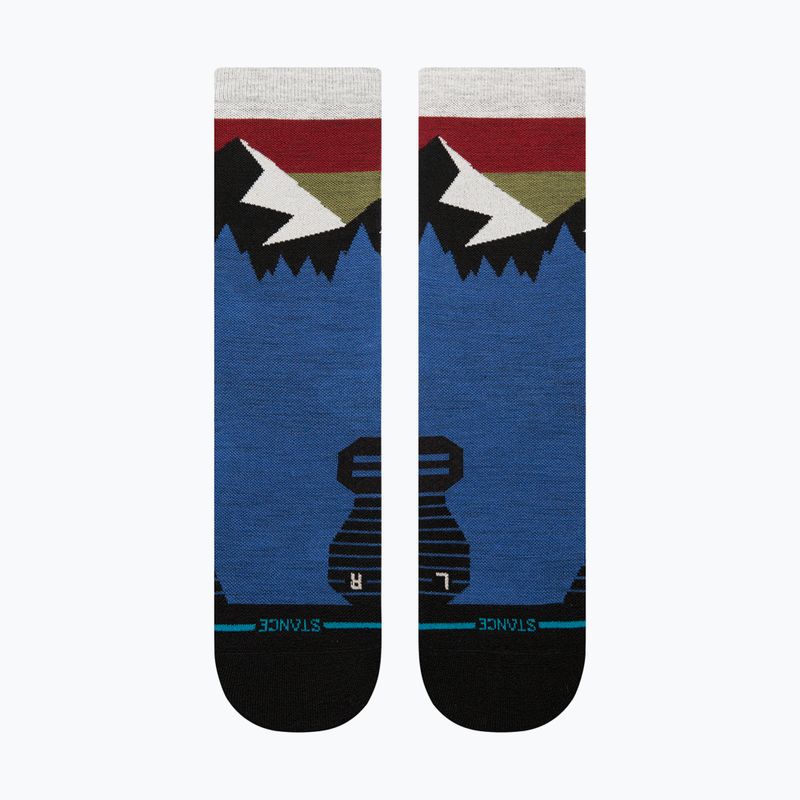 Stance Light Wool Crew running socks cobalt blue 2