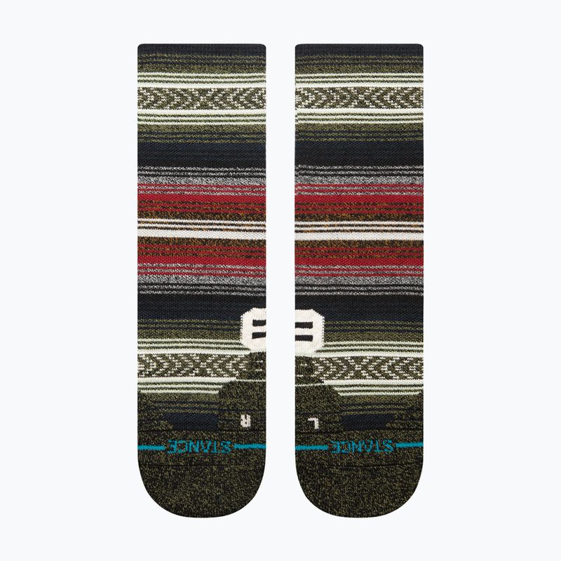 Stance Mid Wool Crew running socks black/red 2