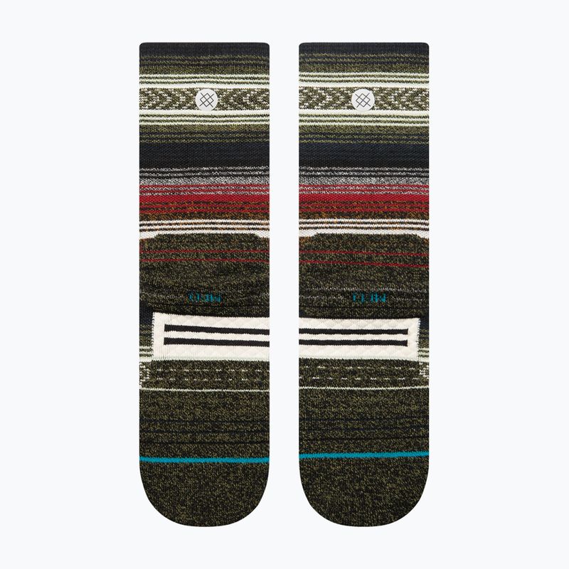 Stance Mid Wool Crew running socks black/red 3