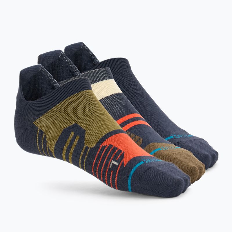 Stance Route Ultra Tab 3 Pack running socks navy