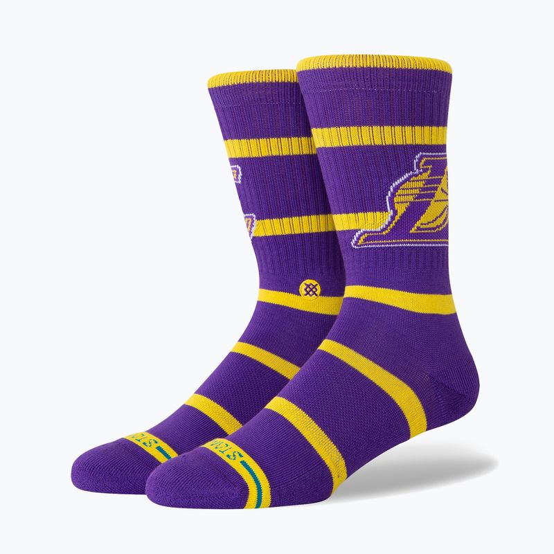 Stance Prep Los Angeles Lakers socks purple