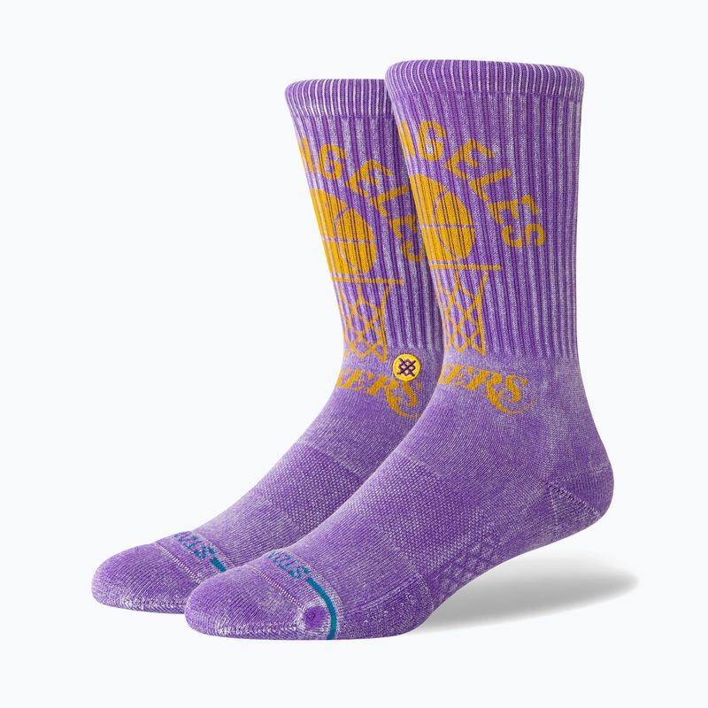 Stance Vintage Los Angeles Lakers socks purple