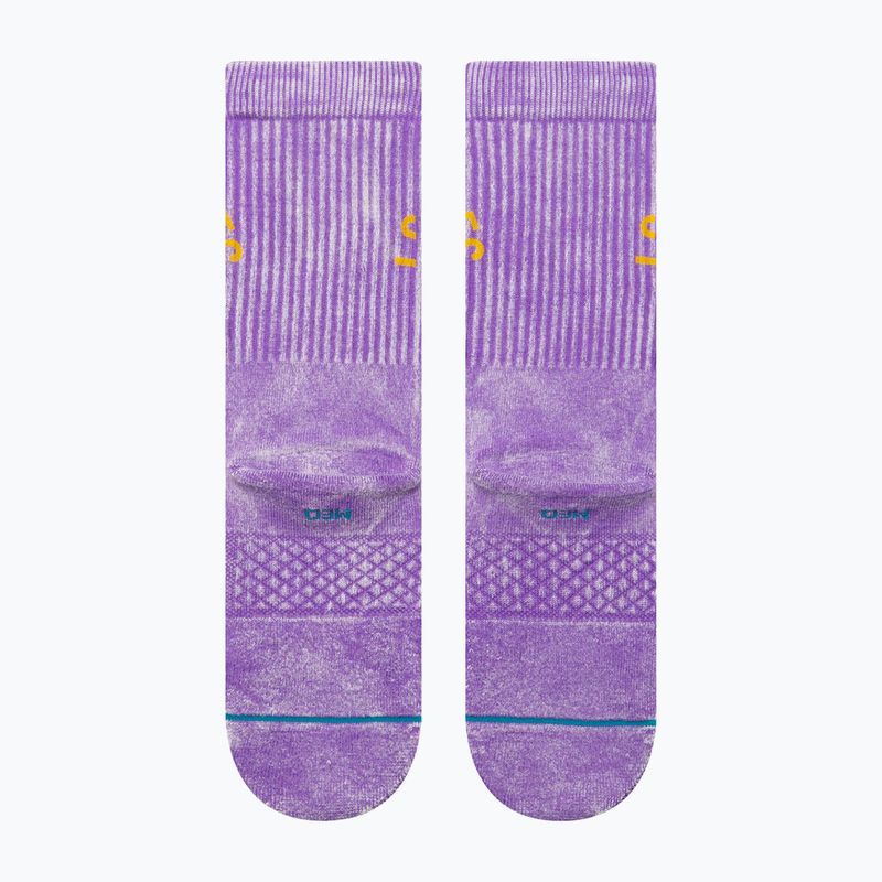 Stance Vintage Los Angeles Lakers socks purple 3