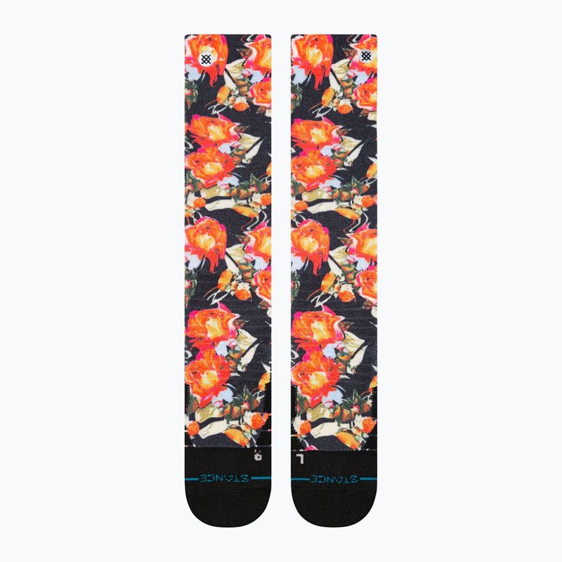 Stance Torque Mid Poly Snow ski socks black 2