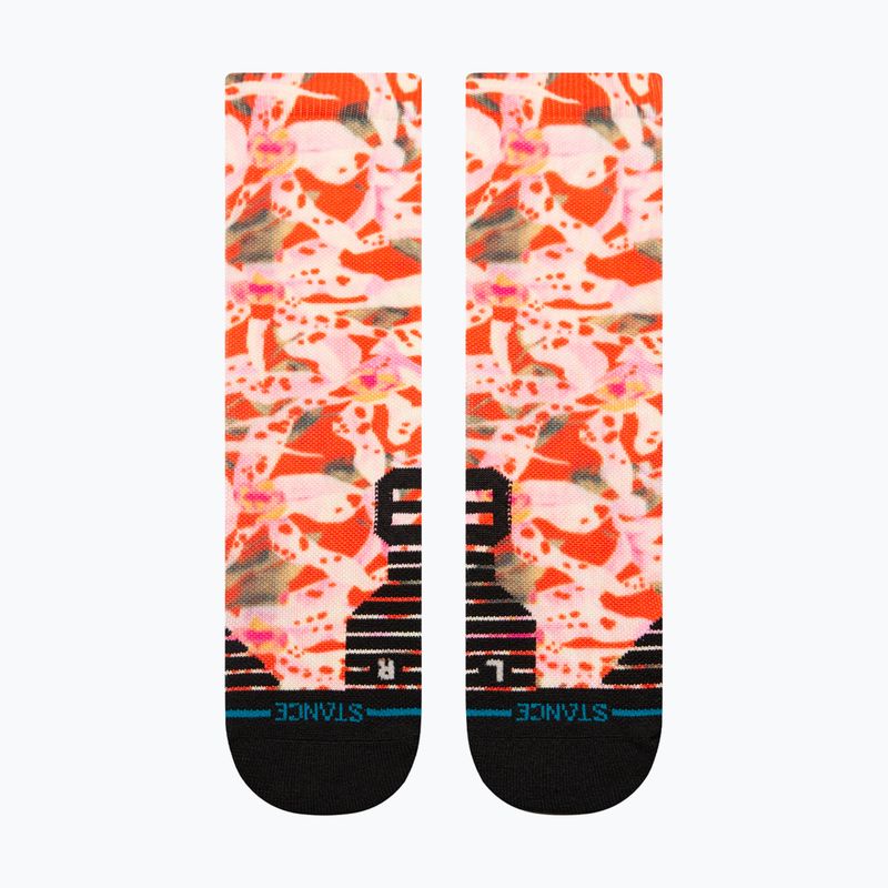 Stance Encyclia Mid Crew red running socks 2