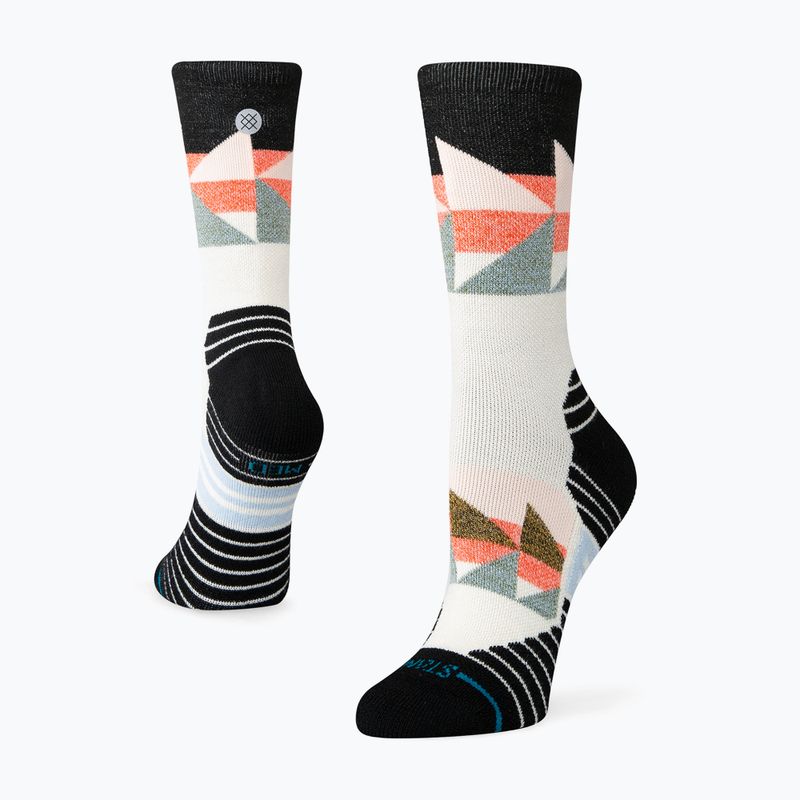 Stance Tri Wool Mid Crew running socks black