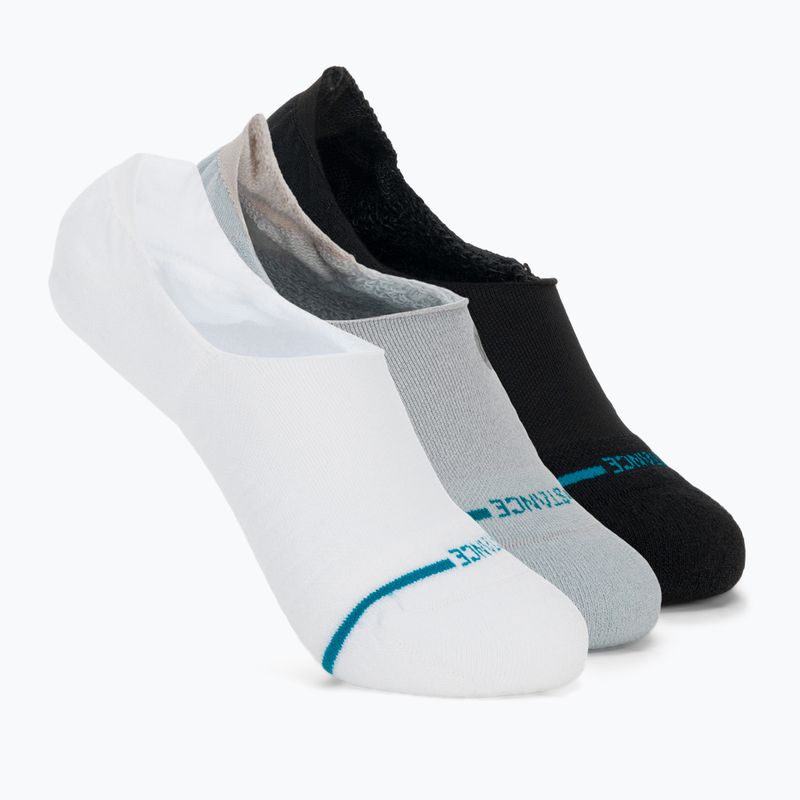 Stance Light No Show socks 3 pairs lightheather