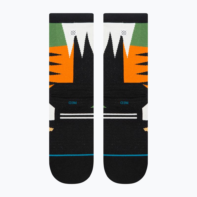 Stance Comb Through Ultra Crew green socks 3