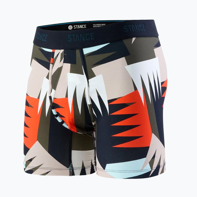 Men's Stance Geo Comb Wholester black boxer shorts