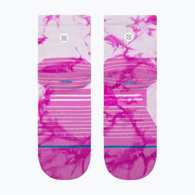 Stance Aria Light Wool Quarter berry socks 3
