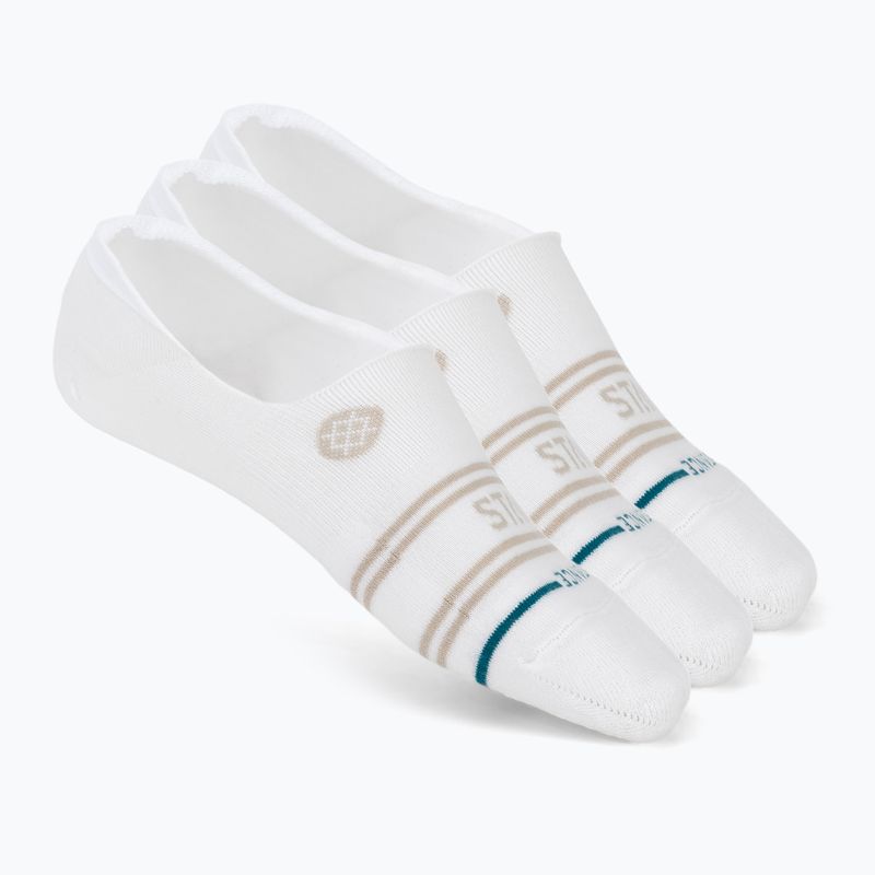 Stance Vital No Show socks 3 pairs white