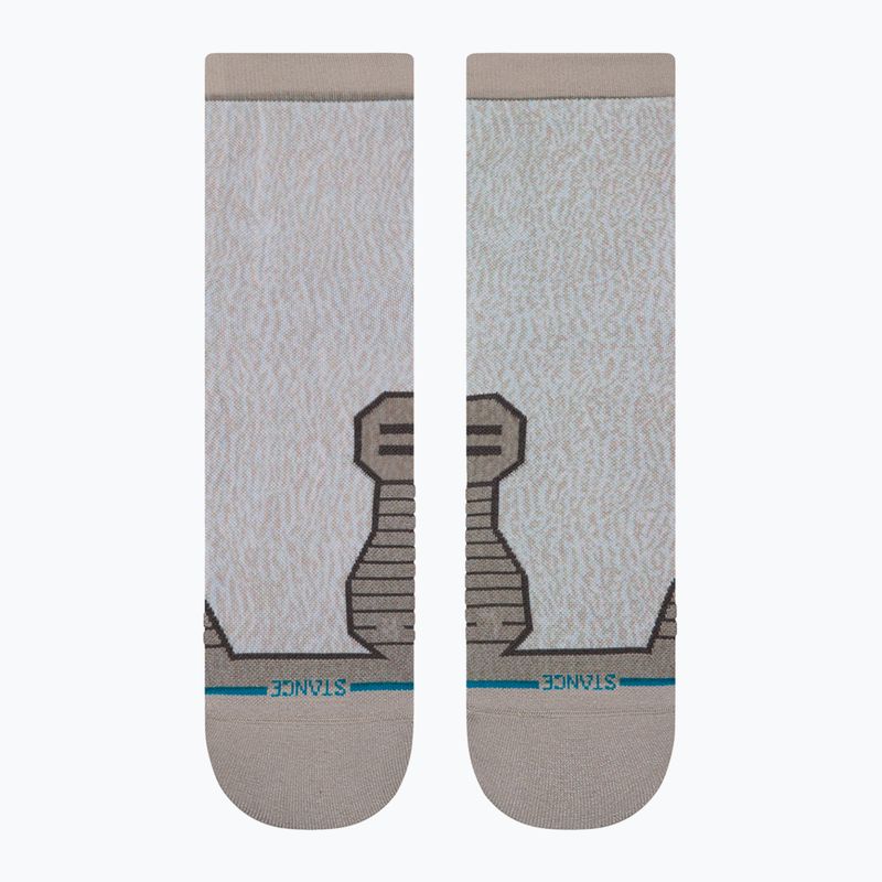 Socks Stance Topo Light Qtr grey 2