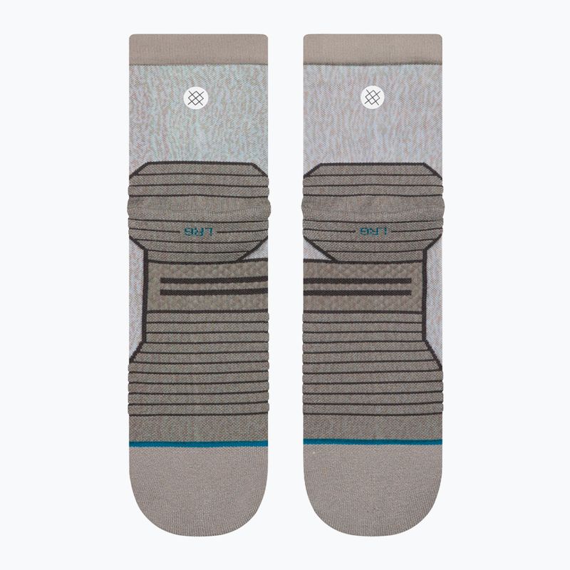 Socks Stance Topo Light Qtr grey 3