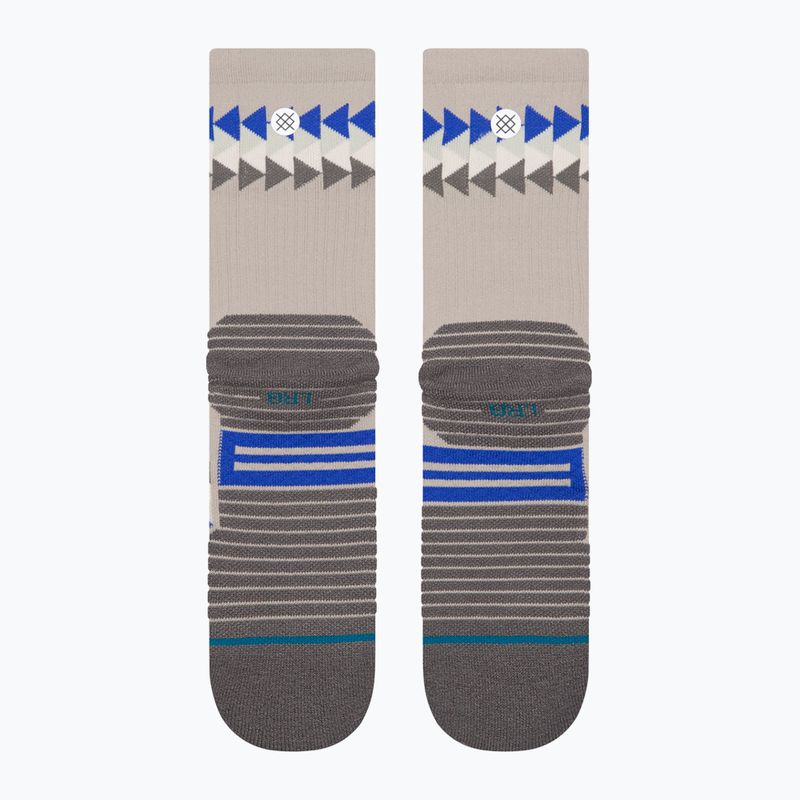 Socks Stance Triad Mid Ribbed Crew grey 3