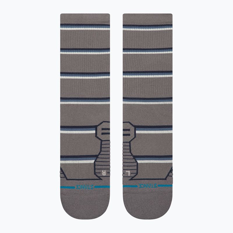 Socks Stance Multistripe Run Ribbed Crew dark/grey 2