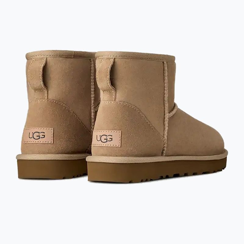 Women's snow boots UGG Classic Mini II sand 4