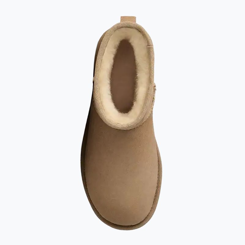 Women's snow boots UGG Classic Mini II sand 6