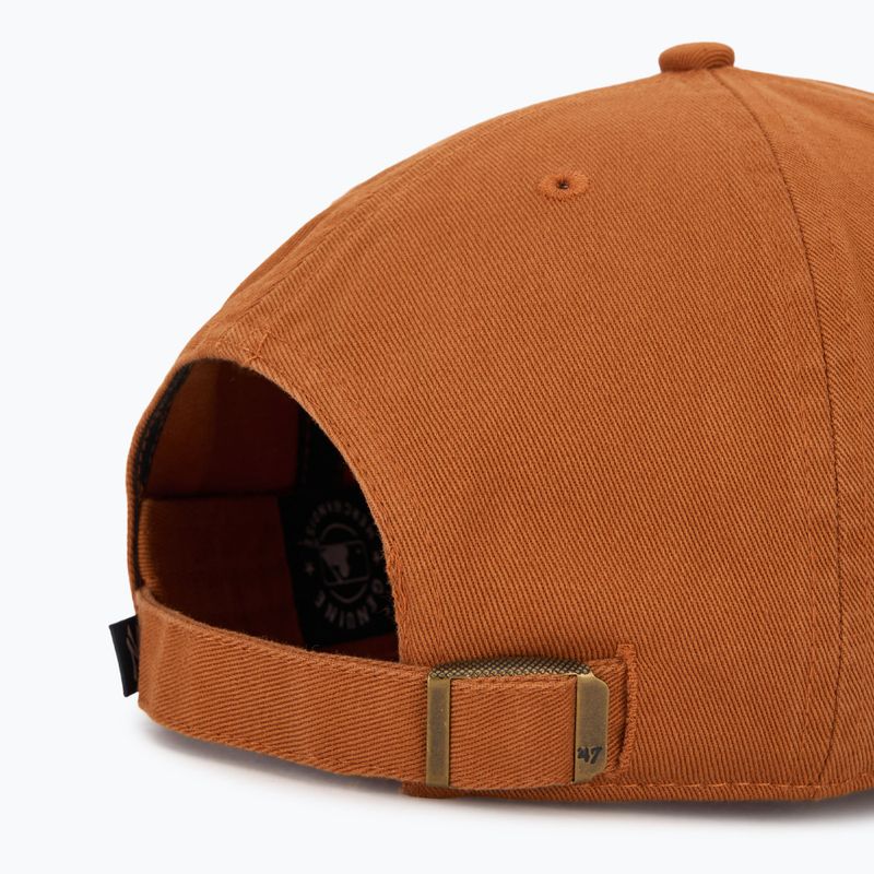 47 Brand MLB New York Yankees CLEAN UP burnt orange baseball cap 4