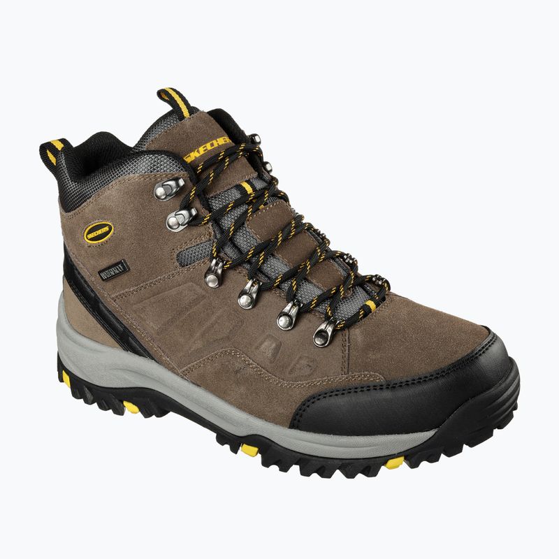 SKECHERS Relment Pelmo khaki men's trekking shoes 7