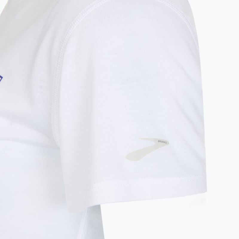 Brooks International Women's Day running shirt white/purple/orange 3