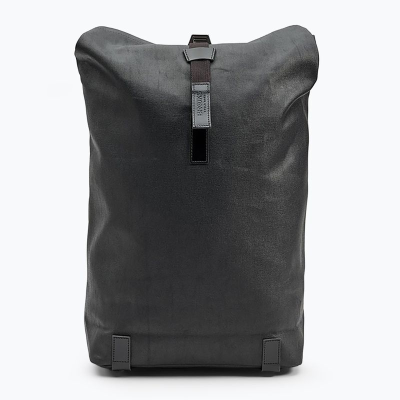 Brooks England Pickwick Cotton Canvas 26 l total black urban backpack
