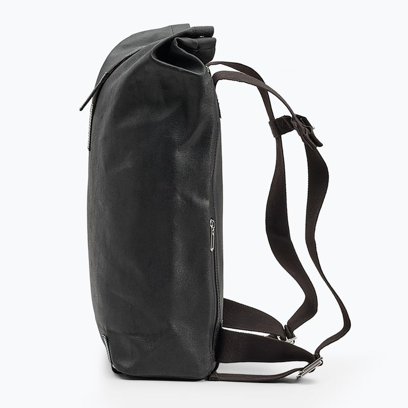 Brooks England Pickwick Cotton Canvas 26 l total black urban backpack 4