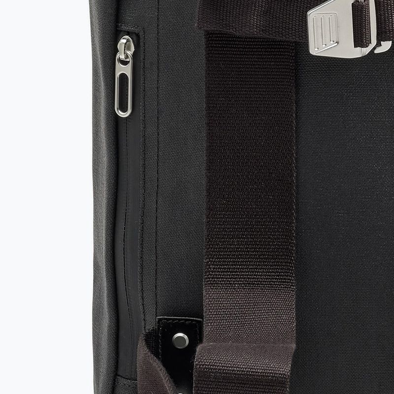 Brooks England Pickwick Cotton Canvas 26 l total black urban backpack 9