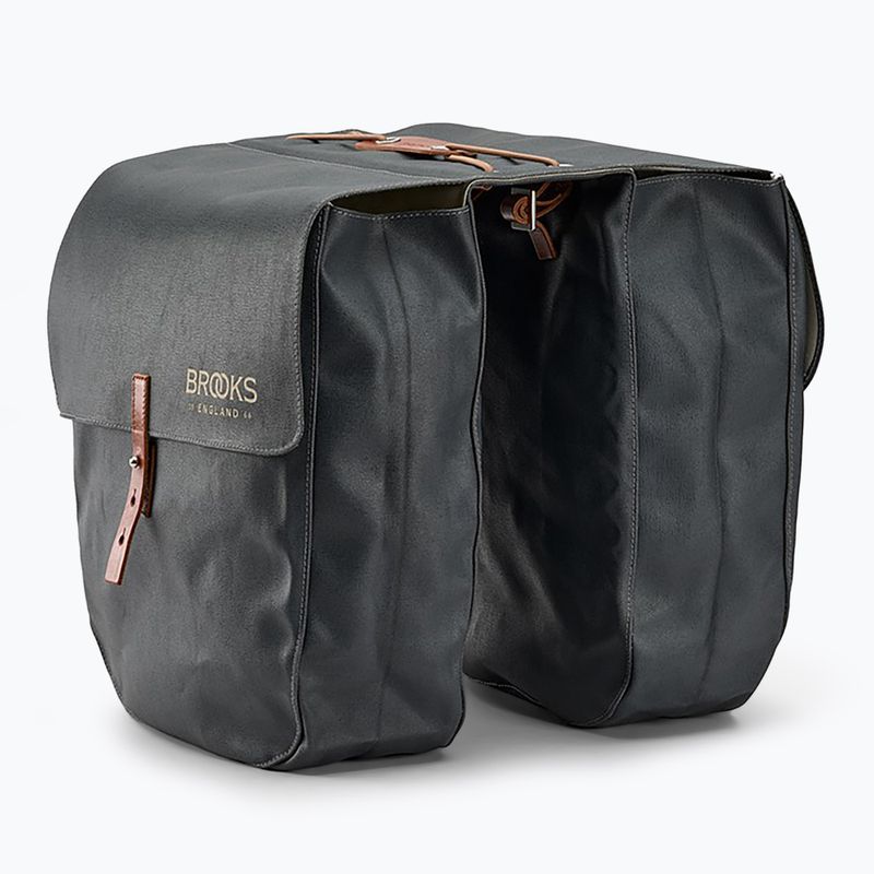 Brooks England Brick Lane Panniers 30 l grey/honey bicycle pannier