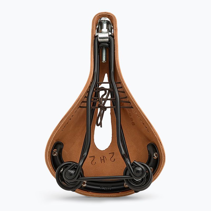 Brooks England Flyer Carved honey bicycle saddle 2