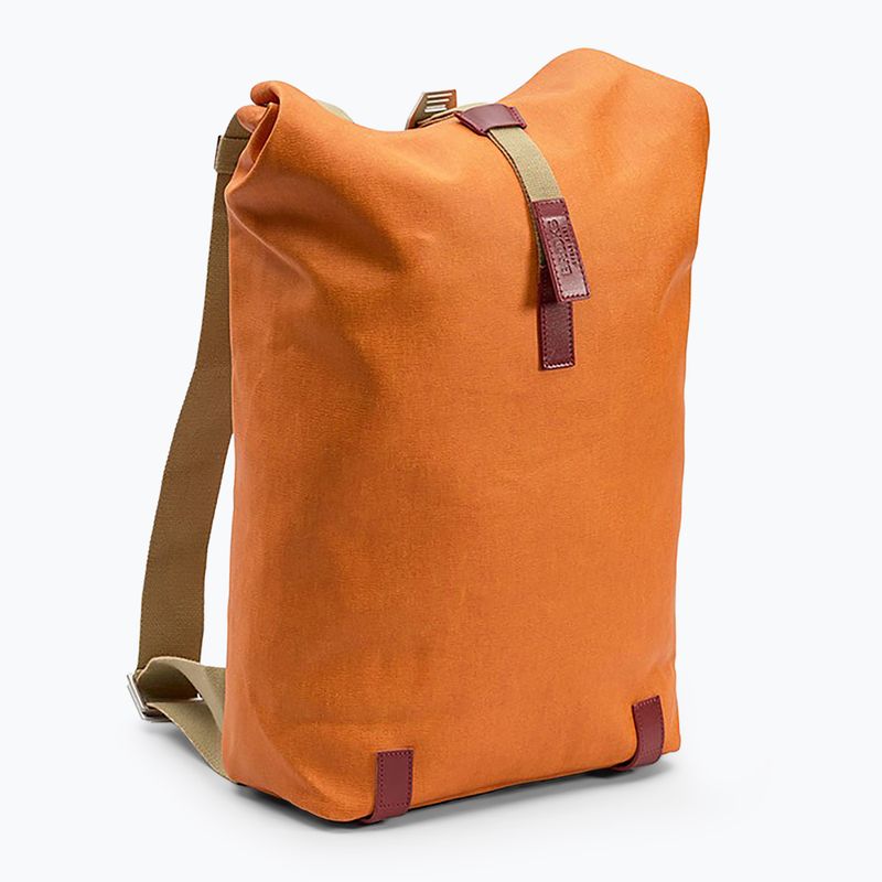 Brooks England Pickwick Cotton Canvas 26 l goose beak/marron urban backpack 2