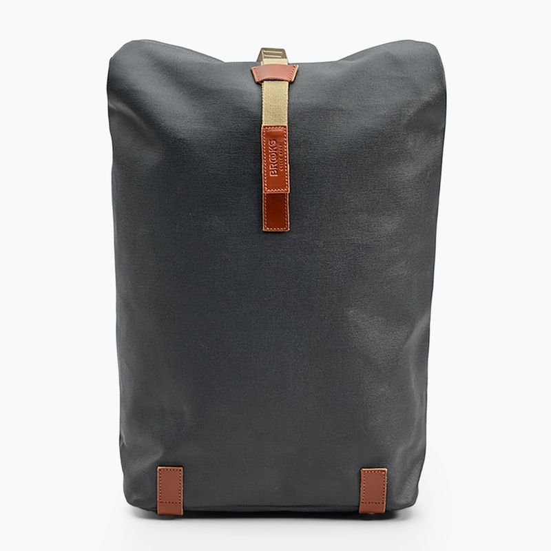 Brooks England Pickwick Cotton Canvas 26 l grey/honey urban backpack
