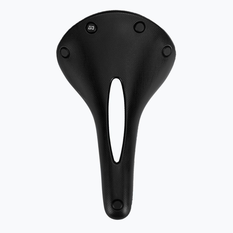 Brooks England C17 Carved black bicycle saddle 3
