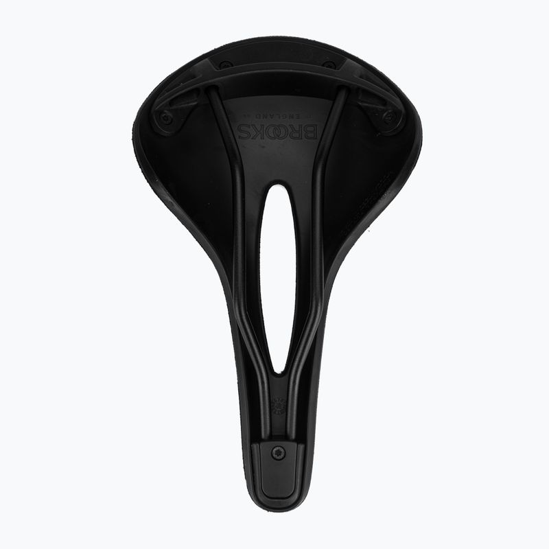 Brooks England C17 Carved black bicycle saddle 4