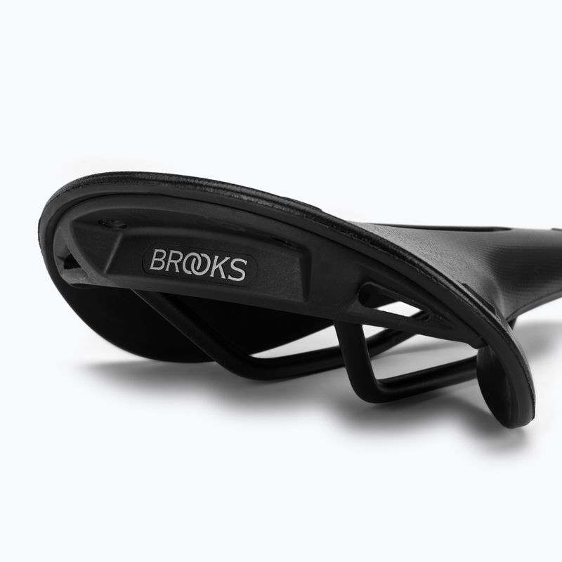 Brooks England C17 Carved black bicycle saddle 5