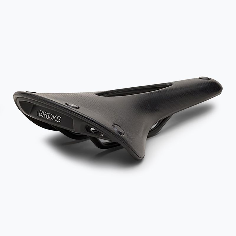 Brooks England C17 Carved black bicycle saddle 4