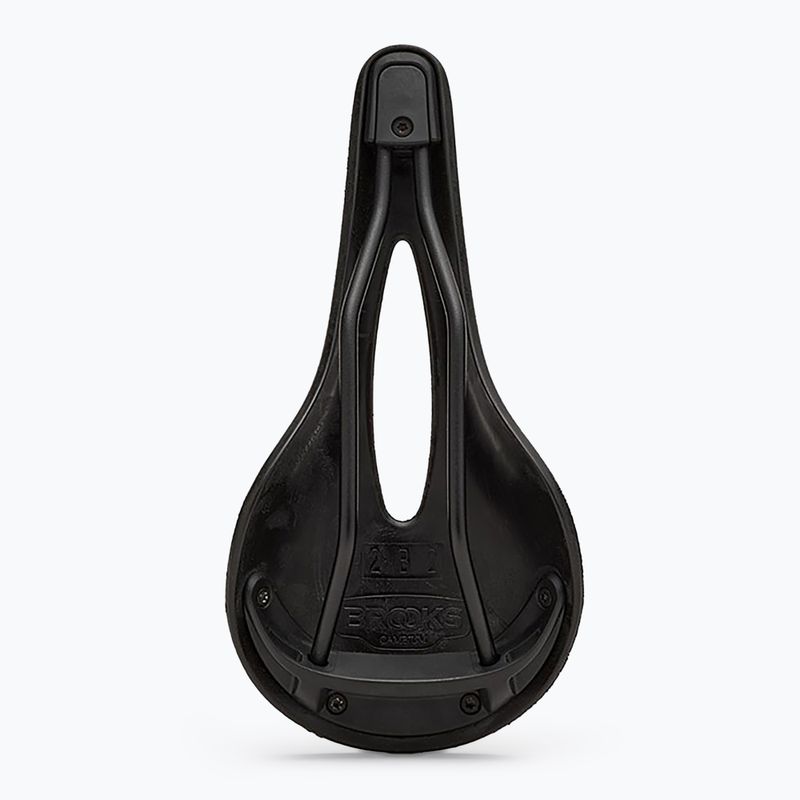 Brooks England C15 Carved black bicycle saddle 2