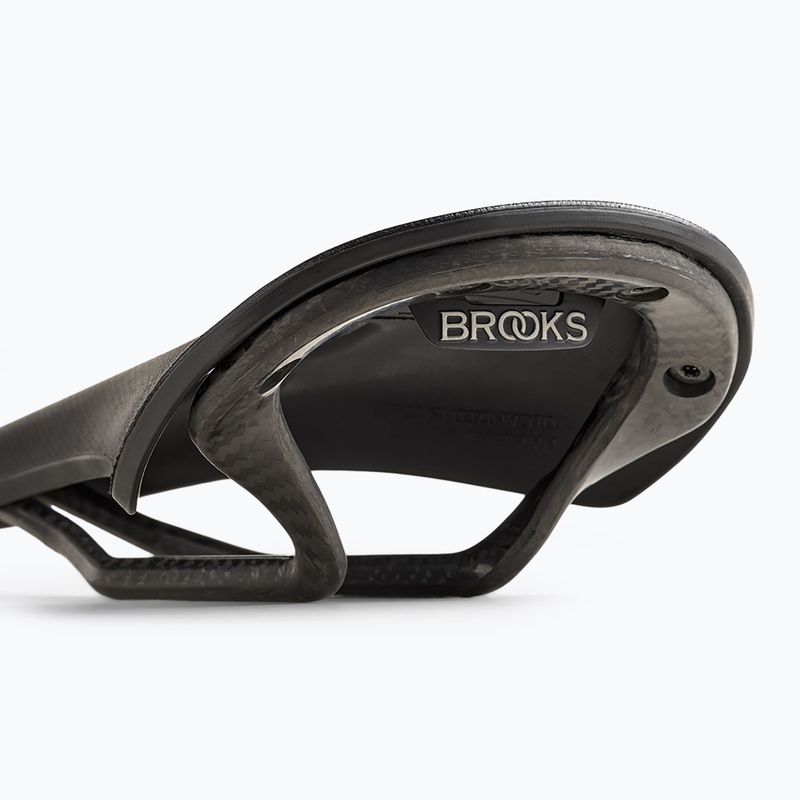Brooks England C13 Carved black bicycle saddle 7