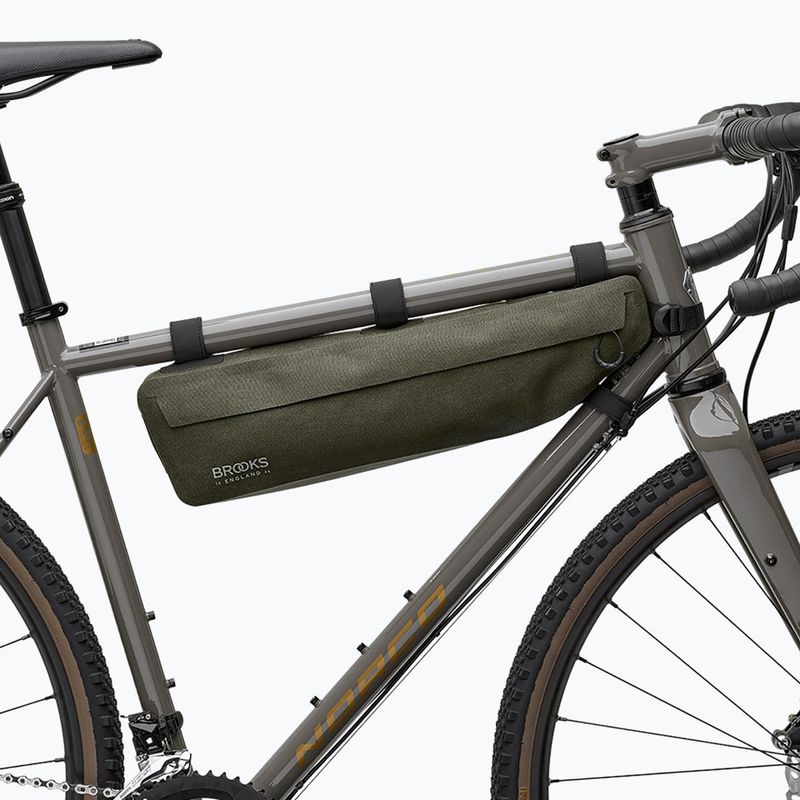 Brooks England Scape 3 l mud green bicycle frame bag 5