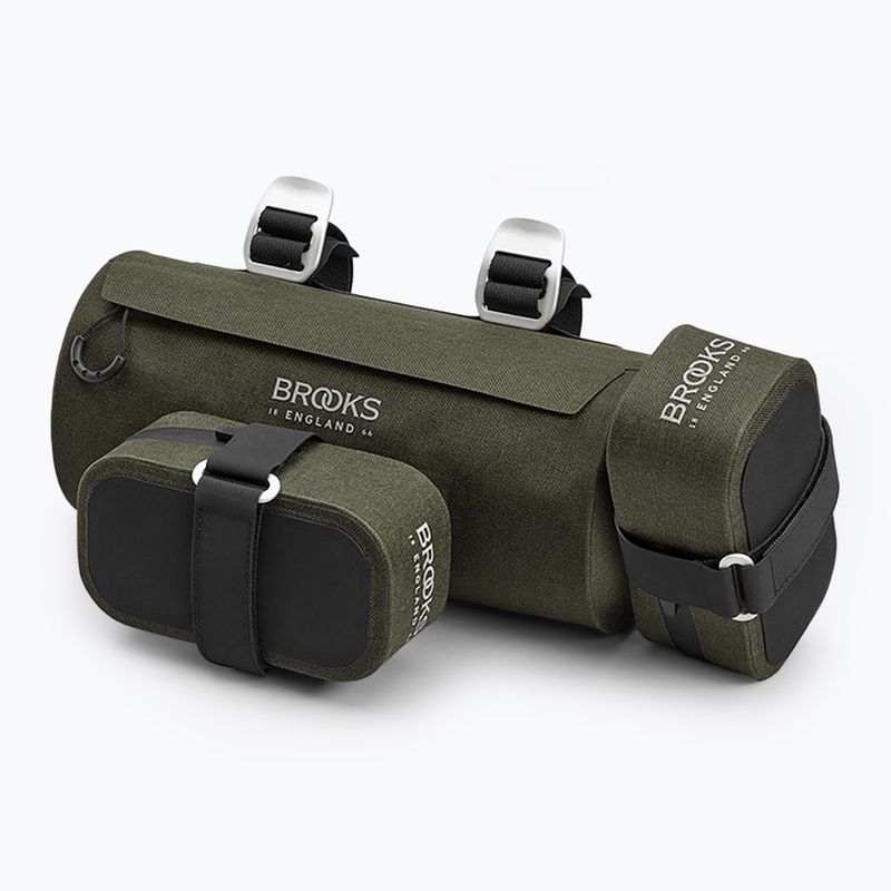 Handlebar bike bag Brooks England Scape Pouch 3 l mud green 5