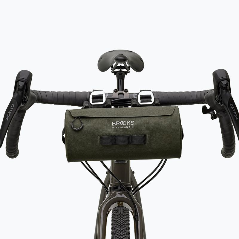 Handlebar bike bag Brooks England Scape Pouch 3 l mud green 6