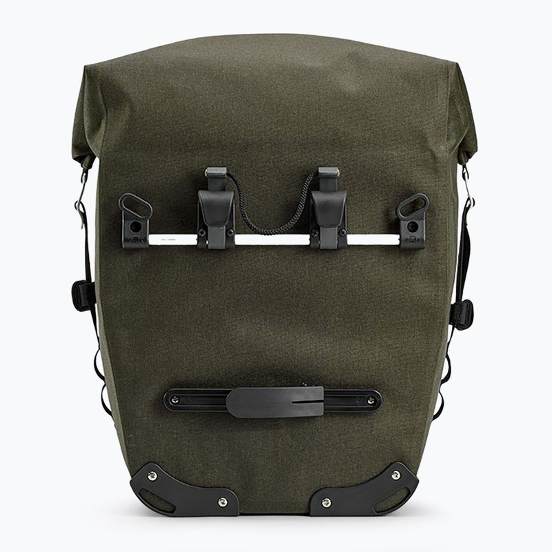 Brooks England Scape Pannier Large 18-22 l mud green bicycle pannier 3