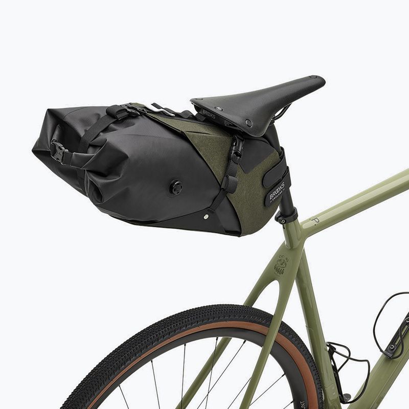 Brooks England Scape Seat Bike Bag 8 l mud green 9
