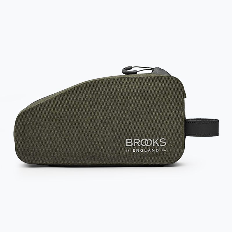 Brooks England Scape Top Tube 0.9 l mud green bicycle frame bag 3