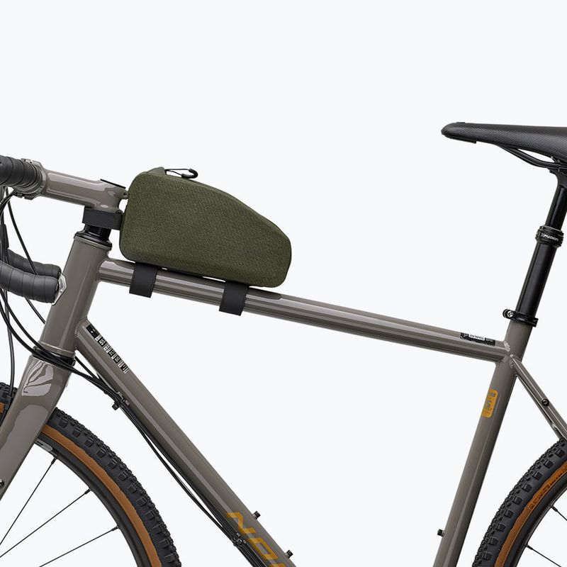 Brooks England Scape Top Tube 0.9 l mud green bicycle frame bag 5