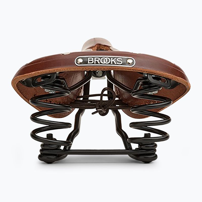 Brooks England Flyer Carved brown bicycle saddle 5